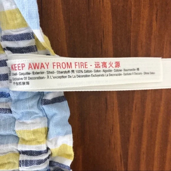 Anthropologie Striped Gauzy Tie Front Babydoll Dress Size Small - Picture 11 of 11